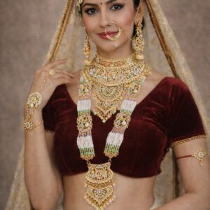 Royal Maharani Kundan Bridal Jewelry Set